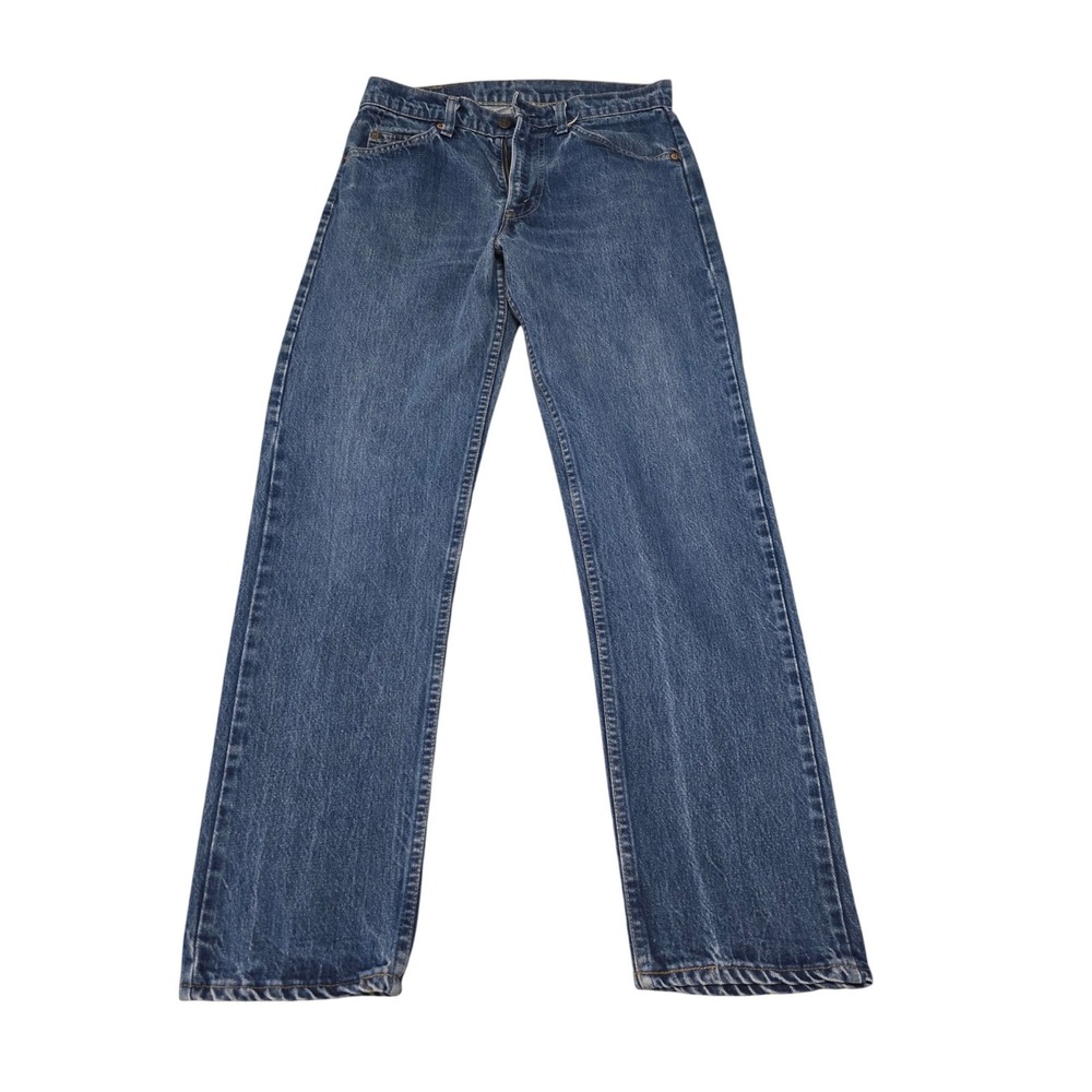 Vintage Levis 505 Orange Tab Jeans Men 31x30 Blue Denim Straight Leg Made in USA - Picture 3 of 13